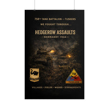 Load image into Gallery viewer, Posters - Hedgerow assault in Normandy, 1944 - Shirt - Back