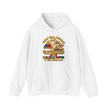 Load image into Gallery viewer, Hoodie – Army - Gulf War Combat - 1st Armored Divi - Old Ironsides - Veteran - Map w GULF SVC - 3D - Enhanced