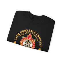 Load image into Gallery viewer, Crewneck Sweatshirt - 54th Ordnance Company - ORD Emblem - Ammo Dumpers - Long Binh, Vietnam Vet w VN SVC X 300