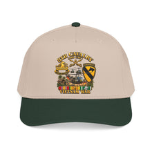 Load image into Gallery viewer, Mid Profile Baseball Cap - Army - 8th Cavalry (Air Cav) - 1st Cav Division w VN SVC - 3D - Enhanced