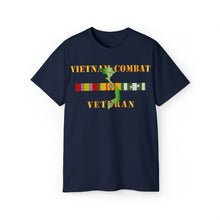 Load image into Gallery viewer, Unisex Ultra Cotton Tee - Army - Vietnam Combat Veteran w VN SVC