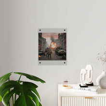 Load image into Gallery viewer, Acrylic Wall Art Panel - M3A1 - 9th Armor Division Attack - WWII