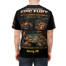Load image into Gallery viewer, Operation EPIC FURY Tribute Tee — US Strike Against Iran Strategic Strike Campaign - Jerry JR