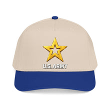 Load image into Gallery viewer, Mid Profile Baseball Cap - Army Star W Us Army w White Star - 3D - Enhanced