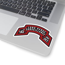 Load image into Gallery viewer, Kiss-Cut Sticker – Tactical Military Patch Decal - Army - Scroll - 143rd Infantry Det - LRS Airborne Ranger