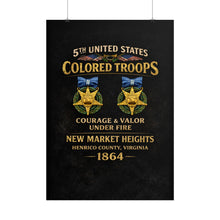 Load image into Gallery viewer, Rolled Posters - 5th USCT at New Market Heights - Shirt - Back