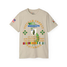 Load image into Gallery viewer, Unisex Ultra Cotton Tee - Vietnam Combat Infantry Veteran, 1st Battalion, 35th Infantry Regiment with CIB - Vietnam Service RIbbons