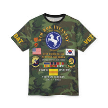 Load image into Gallery viewer, Print Unisex Tee, Stylish Outdoor Shirt, Trendy Graphic Top, Unique Camouflage - 21st TAS Army Brown Woodland Camo