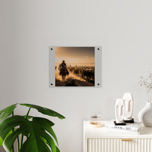 Load image into Gallery viewer, Acrylic Wall Art Panel - Dirty, dusty cattle drive in the Old West