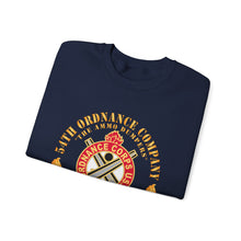 Load image into Gallery viewer, Crewneck Sweatshirt - 54th Ordnance Company - ORD Emblem - Ammo Dumpers - Long Binh, Vietnam Vet w VN SVC X 300
