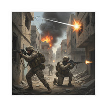 Load image into Gallery viewer, Indoor and Outdoor Silk Posters - Marines in the 2nd Battle of Fallujah