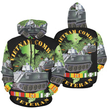 Load image into Gallery viewer, Men's All Over Print Hoodie (USA Size) (Model H13) - Vietnam Combat Vet - w APC