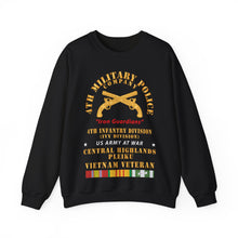 Load image into Gallery viewer, Crewneck Sweatshirt - Army - 4th Military Police Co, - Iron Guardians - 4th Infantry Div - Vietnam Veteran w VN Service X 300