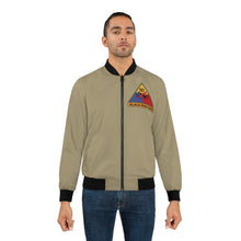 Load image into Gallery viewer, Men's Bomber Jacket (AOP) - 761st Tank Battalion "Black Panthers" (Come Out Fighting)