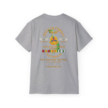 Load image into Gallery viewer, Unisex Ultra Cotton Tee - Vietnam Combat Aviation Vet w Air Crew Badges - 12th Aviation Group - Vietnam - SSI - Sgt Howard Meyers - 1968-1969 SVC X 300