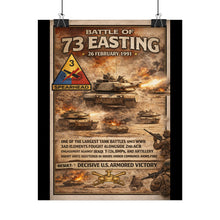 Load image into Gallery viewer, Rolled Posters - Battle of 73 Easting - 3rd Armored Division