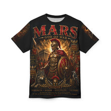 Load image into Gallery viewer, Mars God of War Tribute Tee — Mythic Roman Warrior T‑Shirt