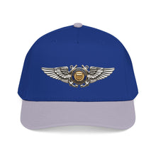 Load image into Gallery viewer, Mid Profile Baseball Cap - USCG - Aviator Badge - Auxiliary wo txt - 3D - Enhanced