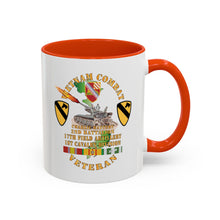 Load image into Gallery viewer, Colorful Mug (11oz/15oz) - Army - Charlie Battery.2nd Battalion,17th Field Artillery - w 1st Cavalry Div - M110 8in SP - Vietnam Vet w VN SVC X 300