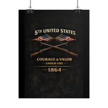 Load image into Gallery viewer, Posters - Honoring the 5th USCT, 1864 - Left