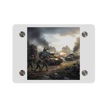 Load image into Gallery viewer, Acrylic Wall Art Panel - Tank Destroyer - M10 Wolverine vs German Panzer Tank