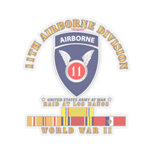 Load image into Gallery viewer, Kiss-Cut Stickers - Army - 11th Airborne Division - Raid at Los Baños - WWII w PAC SVC