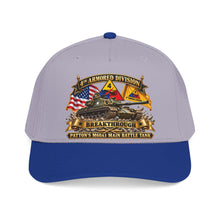 Load image into Gallery viewer, Mid Profile Baseball Cap - 4th Armored Division - PATTON'S M60A1 Main Battle Tank - Breakthrough Division