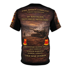Load image into Gallery viewer, 1st Battalion 75th Field Artillery Tribute Tee — M110 8-Inch Cold War Veteran