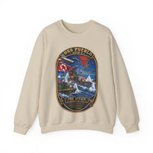 Load image into Gallery viewer, Crewneck Sweatshirt - USS Pueblo Attack-Defense Commemorative Patch