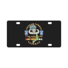 Load image into Gallery viewer, Army - Vietnam Combat Infantry Veteran w 173rd Airborne Bde SSI X 300 Classic License Plate