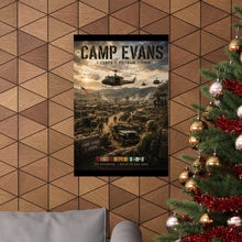 Load image into Gallery viewer, Camp Evans - I Corps, Vietnam - Tribute Matte Poster — "Tet Offensive and Relief of Khe Sanh."