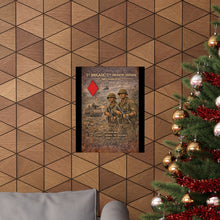 Load image into Gallery viewer, Matte Poster - 5th Infantry Division - Vietnam War 1st Brigade in Quang Tri