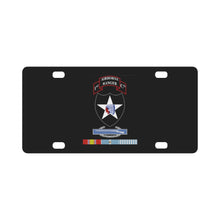 Load image into Gallery viewer, 1st Ranger Infantry Co - 2nd ID SSI w CIB KOREA SVC X 300 Classic License Plate