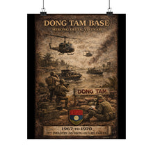 Load image into Gallery viewer, Matte Poster - Dong Tam Base, Mekong Delta 1967-70