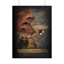 Load image into Gallery viewer, Rolled Posters - 11th ACR Germany Map w Soviet and US Forces