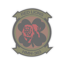 Load image into Gallery viewer, Kiss-Cut Stickers - USMC - Aviation - SSI - HMH - 363 X 300