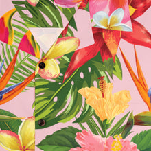 Load image into Gallery viewer, Men's Hawaiian Shirt (AOP) - Light Pink - Tropical Flowers X 300