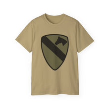 Load image into Gallery viewer, Unisex Ultra Cotton Tee - SSI - 1st Cavalry Division - Subdued X 300
