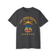 Load image into Gallery viewer, Unisex Ultra Cotton Tee - 4th Battalion 73rd Armor Regiment - Veteran W DUI wo At War - Br X 300