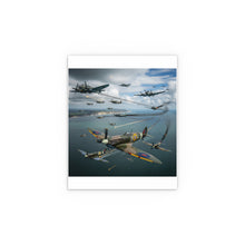 Load image into Gallery viewer, Indoor and Outdoor Silk Posters - British and German aircraft during the Battle of Britain