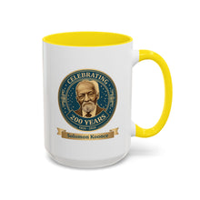 Load image into Gallery viewer, Accent Coffee Mug — "Celebrating 200 Years" Solomon Koonce Portrait (11/15 oz)