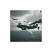 Load image into Gallery viewer, Acrylic Wall Art Panel - April 8, 1950, Baltic Sea - Latvia Soviet fighters shot down a U.S. Navy PB4Y-2 - Liberator - Cold War