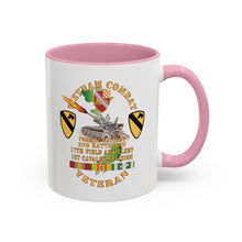 Load image into Gallery viewer, Colorful Mug (11oz/15oz) - Army - Charlie Battery.2nd Battalion,17th Field Artillery - w 1st Cavalry Div - M110 8in SP - Vietnam Vet w VN SVC X 300