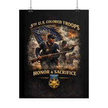 Load image into Gallery viewer, Posters - Honoring the 5th USCT, 1864 - Right