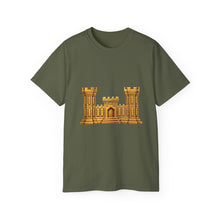 Load image into Gallery viewer, Unisex Ultra Cotton Tee - Amy Corps of Engineers Branch Insignia - 3D - Enhanced
