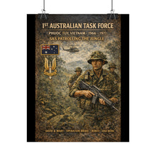 Load image into Gallery viewer, Posters - SAS patrolling the jungle in Vietnam