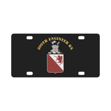 Load image into Gallery viewer, Army - 809th Engineer Bn - Coat of Arms X 300 Classic License Plate