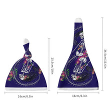 Load image into Gallery viewer, Top Knot Hat for Baby (A Set of 2)