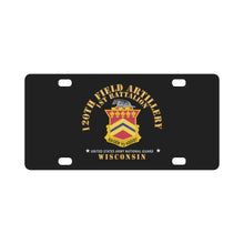 Load image into Gallery viewer, WIARNG 120th FA - Wisconsin X 300 Classic License Plate