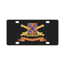 Load image into Gallery viewer, 107th Field Artillery Battalion - DUI w Br - Ribbon X 300 Classic License Plate